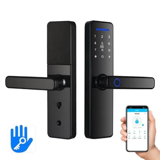 Serrure intelligente TTLOCK – Empreinte digitale, Code d’accès, Carte RFID, Clé mécanique